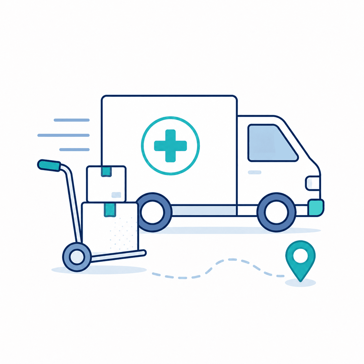 Delivery & Fulfillment Support Icon Delivery & Fulfillment Support Icon