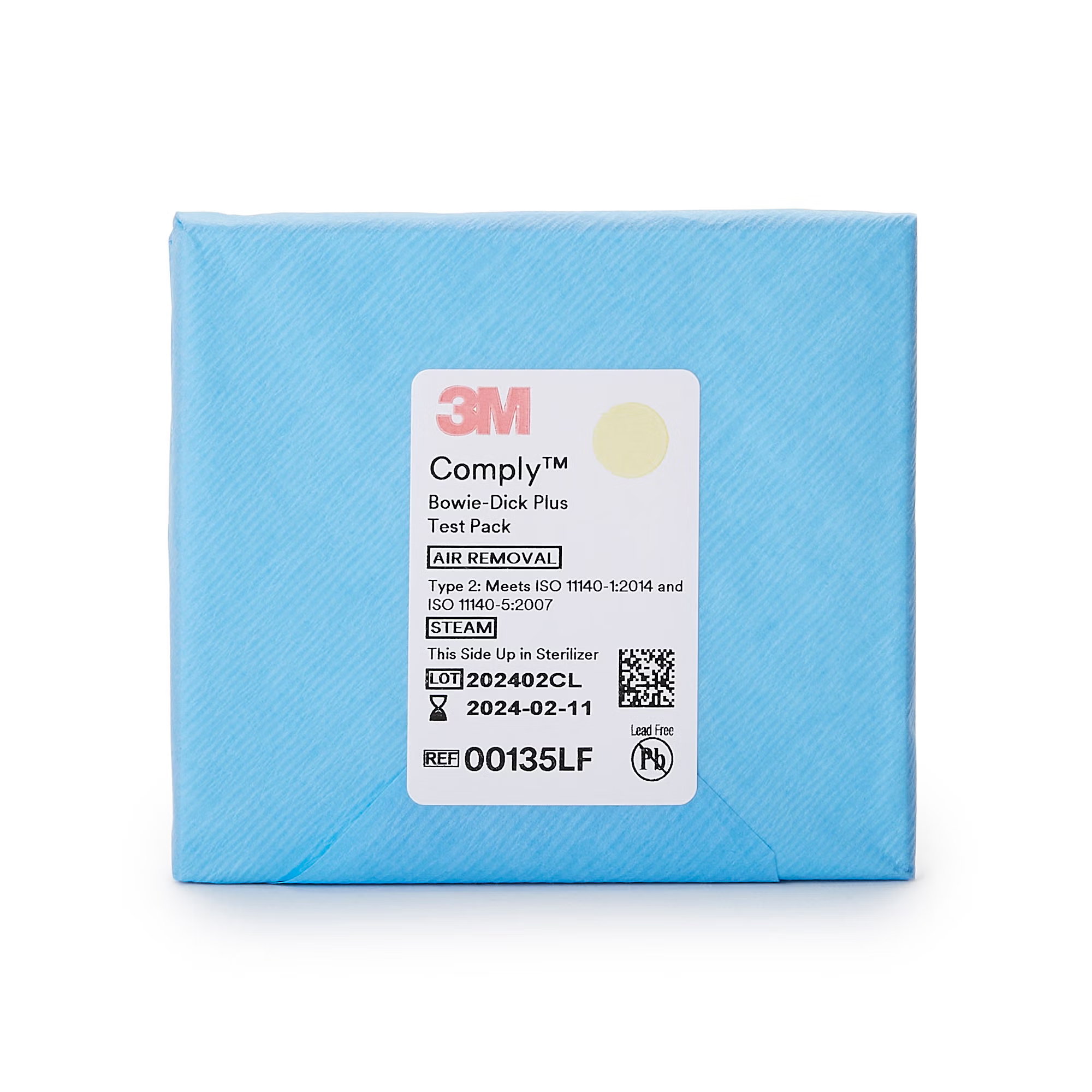 3M™ Comply™ Bowie-Dick Plus Test Pack with Early Warning Sheet, Type 2, 6/BG