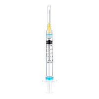 Sol-Care® 10 mL Luer Lock Safety Syringe with Exchangeable Needle, Retractable (100/Box)