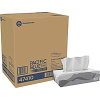 Envision® White Facial Tissue – 2-Ply, 100 Sheets per Box