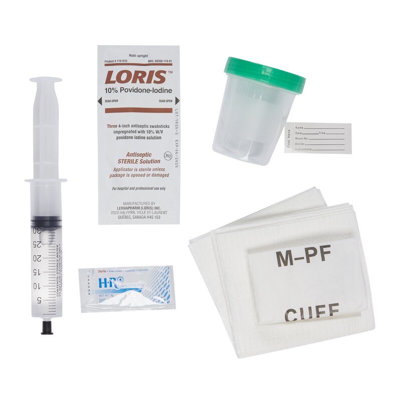 McKesson Foley Indwelling Catheter Tray Without Catheter Without Balloon (EA)
