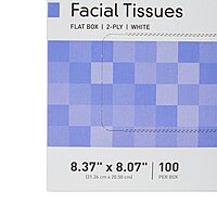 McKesson® Facial Tissue White 8.37″ × 8.07″ 100 Count