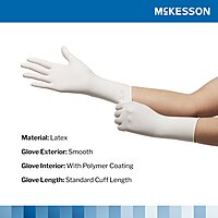 McKesson Perry® Sterile Latex Surgical Gloves, Chemo Tested, Cream