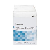 McKesson Sterile Non-Adherent Dressing with Adhesive 2" x 3" (BX/100EA)