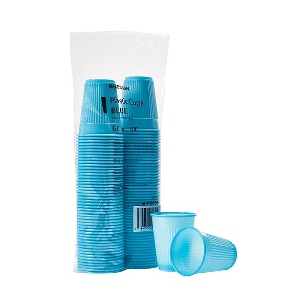 Disposable Polypropylene Drinking Cup – 5 oz, Blue