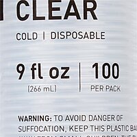 McKesson Drinking Cup, 9 oz, Clear Polypropylene, Disposable
