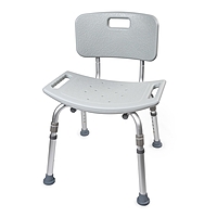 McKesson Bath Bench, Aluminum Frame, Removable Backrest, 19-1/4 Inch Seat Width, 300 lb Capacity, (EA/1)