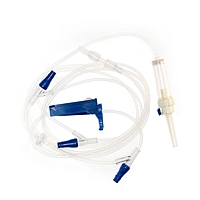 TrueCare™ IV Pump Set 3 Ports 10 Drops / mL 110 Inch Tubing (BX/50EA)