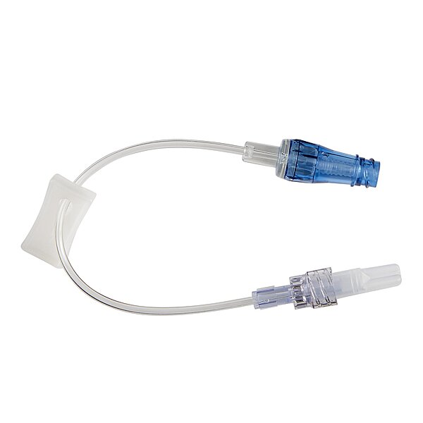 McKesson IV Extension Set Needle-Free Port Small Bore 7 Inch Tubing Sterile 