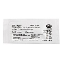 McKesson IV Extension Set Needle-Free Port Small Bore 7 Inch Tubing Sterile