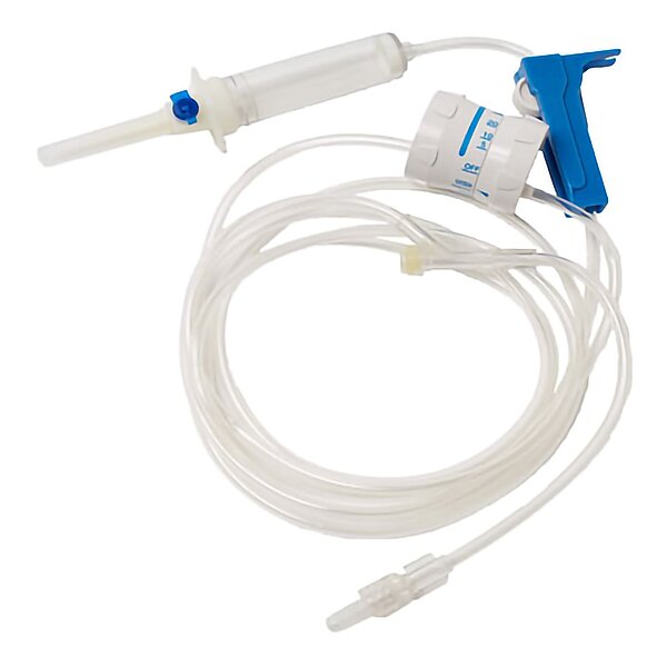 TrueCare™ Primary IV Administration Set – Gravity, 1 Port, 20 gtt/mL - TCBINF033G