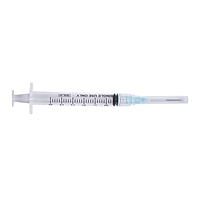 Sol-M™ Standard Hypodermic Syringe with Needle 3 mL 23 Gauge 1 Inch NonSafety