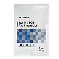 McKesson Adult ECG Resting Electrodes Tab Connector (PK/10EA)