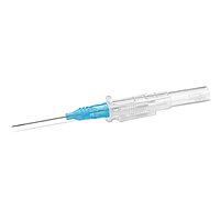 McKesson Prevent® SLS Peripheral IV Catheter 22 Gauge 1 Inch Polyurethane Straight Hub Sliding Safety