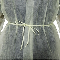 McKesson Protective Procedure Gown – One Size Fits Most, Yellow, Non-Sterile, Disposable