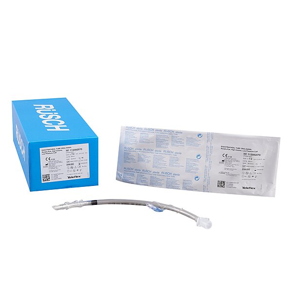 Safety Clear Plus™ Cuffed Endotracheal Tube 7.0 mm ID Adult Murphy Eye (BX/10EA)