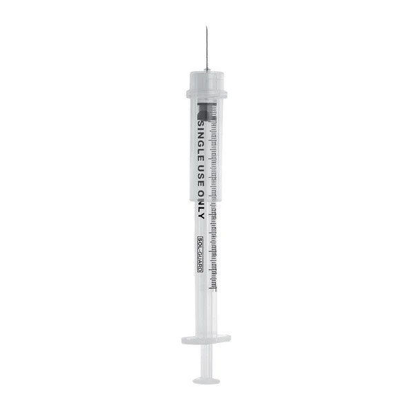 Sol-Guard Safety TB Syringe with Fixed Needle (BX/100EA)