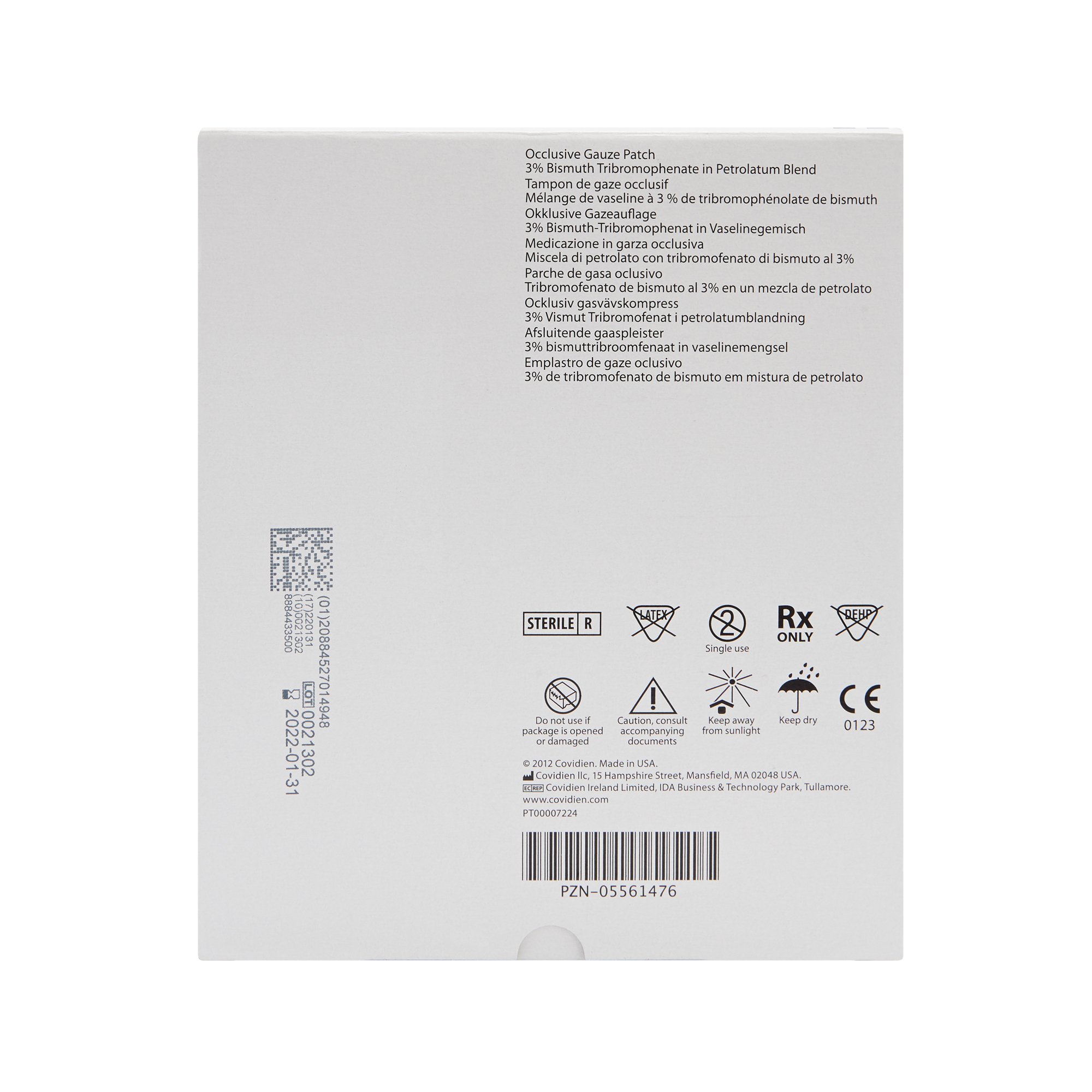 Xeroform™ Petrolatum Impregnated Occlusive Dressing, 4 x 4 Inch, Sterile (CS/10BX/25EA)