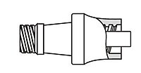 ICU Medical Adapter Plug Sterile Male Clave Port Luer Lock NonDEHP