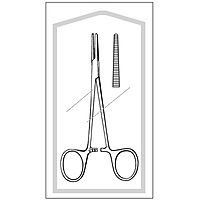Econo Sterile™ Halsted Mosquito Forceps 5 Inch Straight Sterile