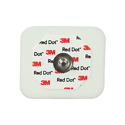 3M Red Dot ECG Monitoring Electrode Snap Sticky Gel Foam (BG/50EA)