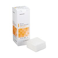 McKesson Gauze Sponge – 3 × 3 Inch, 12-Ply, Non-Sterile, 200 per Pack