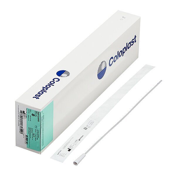 Self-Cath® Urethral Catheter – Straight Tip, Soft Uncoated PVC, 12 Fr, 16" Length