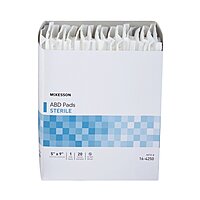 McKesson Sterile Abdominal Pad – 5 × 9 Inch (1 Pad per Pack)