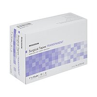 McKesson Transparent Medical Tape 1 Inch X 10 Yard Plastic NonSterile (RL)