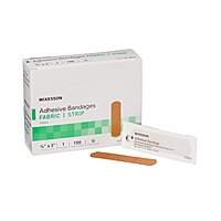 McKesson Fabric Adhesive Strip – Tan, 3/4 × 3 Inch, Sterile