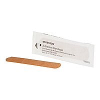 McKesson Fabric Adhesive Strip – Tan, 3/4 × 3 Inch, Sterile