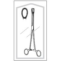 Econo Sterile™ Foerster-Ballenger Sponge Forceps 9-1/2 Inch Straight Sterile