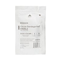McKesson Sterile Fluff Bandage Roll 3-2/5" x 3-3/5 yd 6-Ply (MPN 16-4263)