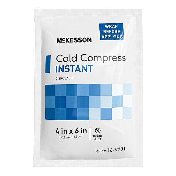 McKesson Instant Cold Pack General Purpose 4 X 6 Inch Disposable 