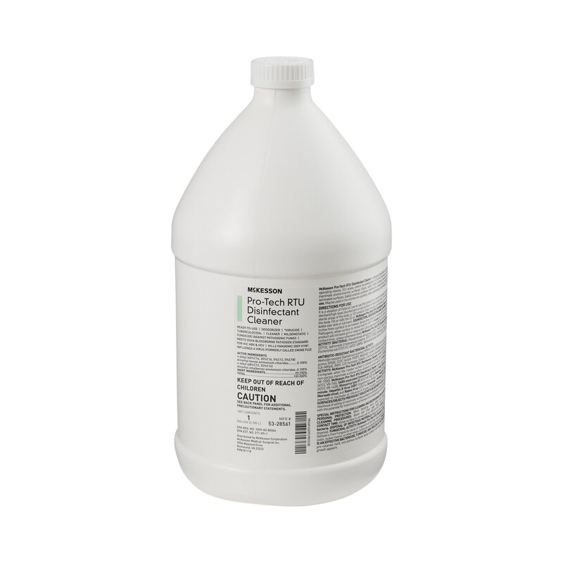 McKesson® Pro-Tech Quaternary Surface Disinfectant Cleaner J-Fill® Compatible 1 Gallon Floral Scent