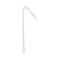 McKesson Flexible Drinking Straw, 7-3/4 Inch, White, Individually Wrapped, BX/500EA or CS/20BX/500EA