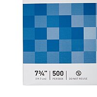 McKesson Flexible Drinking Straw, 7-3/4 Inch, White, Individually Wrapped, BX/500EA or CS/20BX/500EA