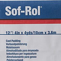 Sof-Rol® Undercast Padding – 4 Inch × 4 Yard, Rayon, NonSterile