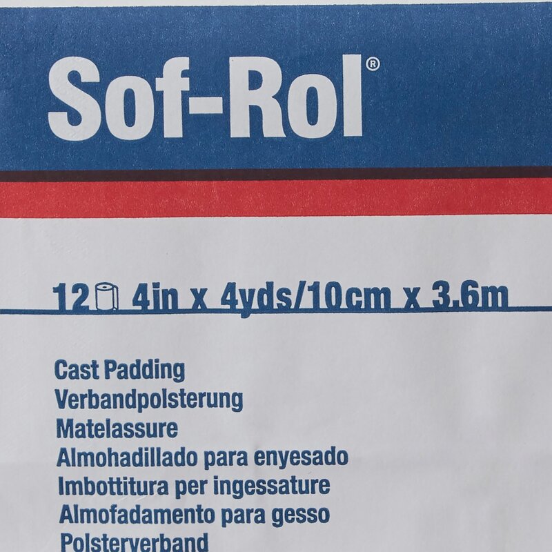 Sof-Rol® Undercast Padding – 4 Inch × 4 Yard, Rayon, NonSterile