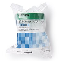 McKesson Sterile Specimen Container 120 mL (4 oz) Screw Cap
