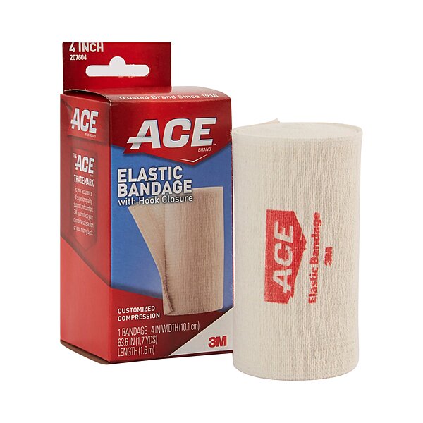 3M™ ACE™ Elastic Bandage Tan 4 Inch X 5-3/10 Foot (RL)
