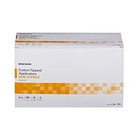 McKesson Cotton-Tipped Swabsticks, 6" Wood Shaft, NonSterile
