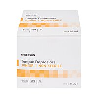 McKesson Tongue Depressor – 5½" Length, Wood, Junior