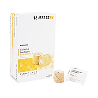 McKesson® Cohesive Bandage 2 Inch × 5 Yard Tan Self-Adherent Non-Sterile