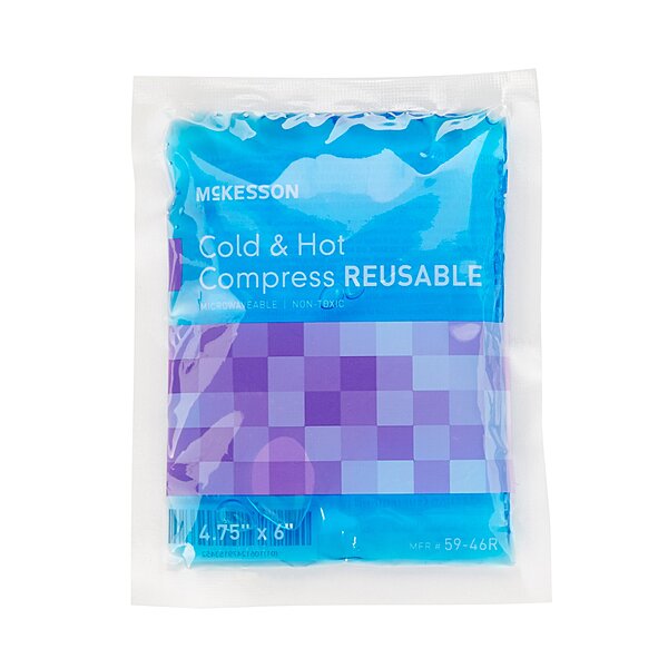 McKesson Reusable Hot / Cold Gel Pack 4-3/4 x 6 Inch Small (EA)