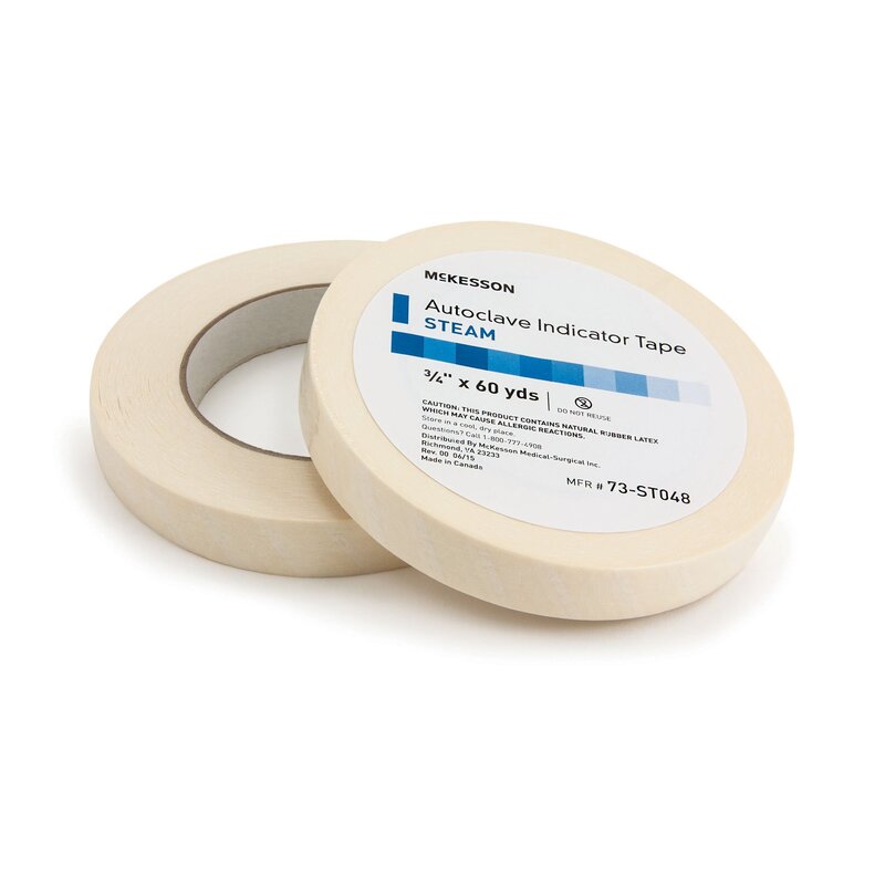 McKesson Steam Indicator Tape – 3/4 Inch × 60 Yard