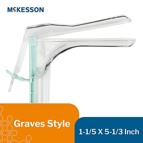 McKesson® Graves Vaginal Speculum Medium Non-Sterile Disposable