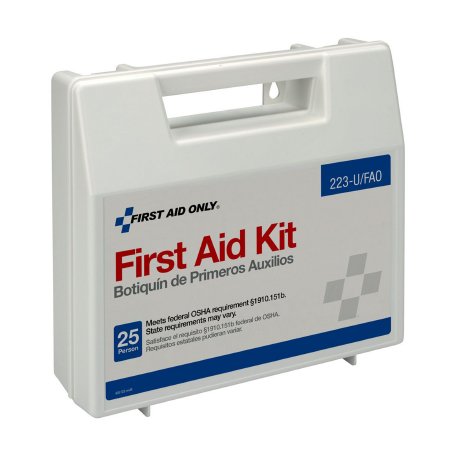 First Aid Only® First Aid Kit 25 Person Plastic Case