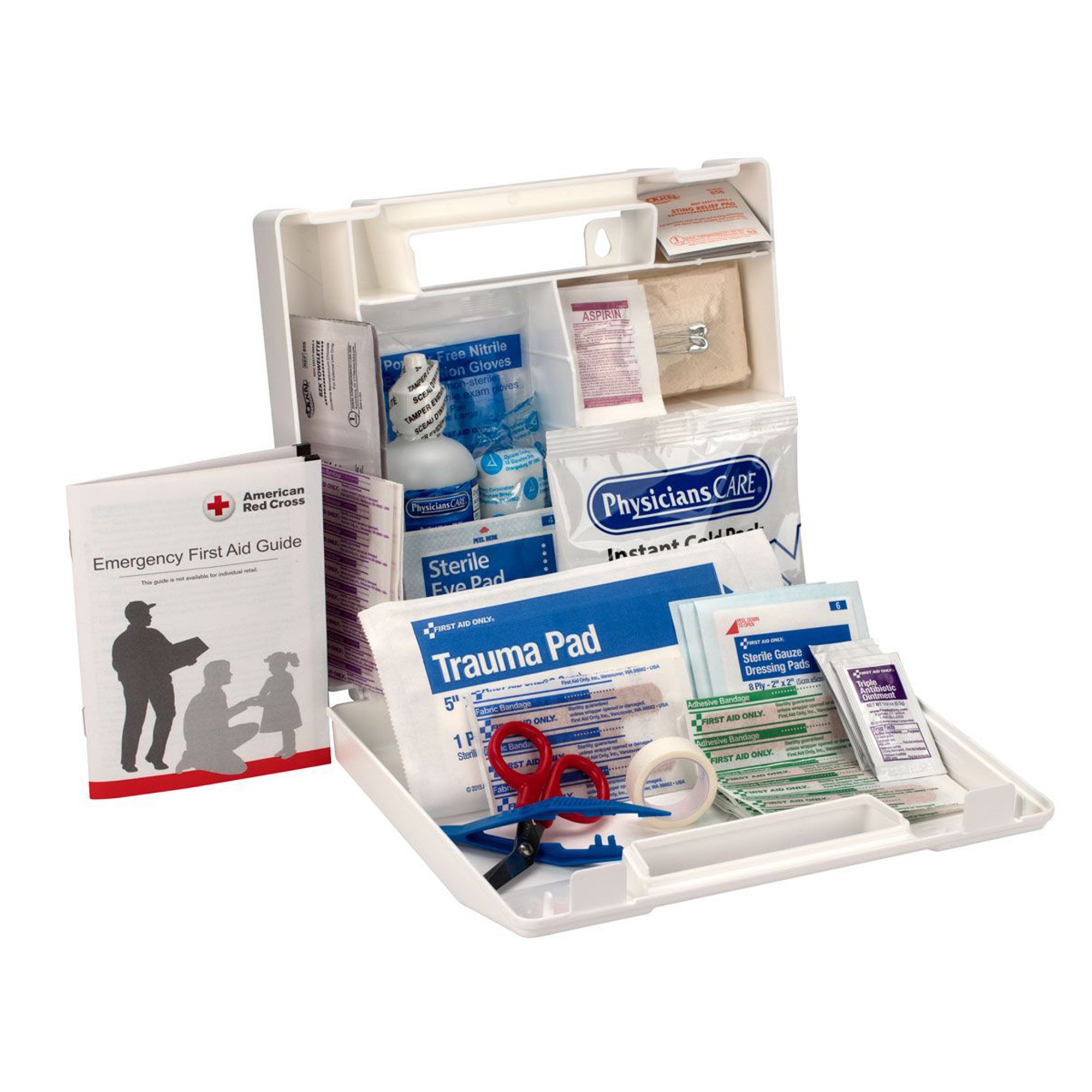First Aid Only® First Aid Kit 25 Person Plastic Case