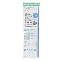 Introcan Safety® Peripheral IV Catheter 22 Gauge 1 Inch Polyurethane Straight Hub Passive Safety
